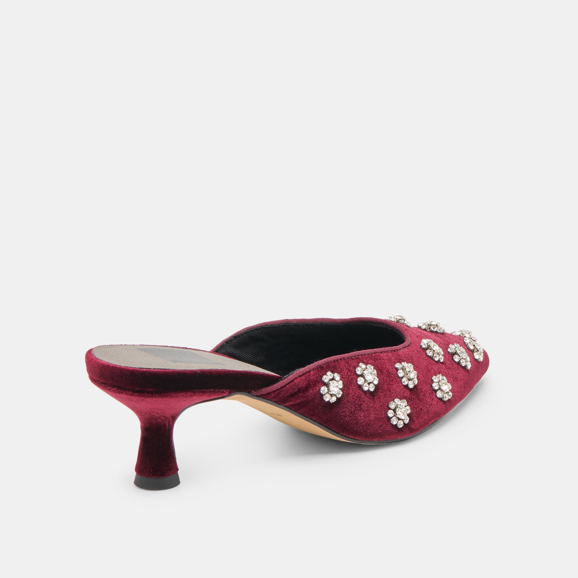 Clara Bordeaux Velvet Heels | Women Dolce Vita