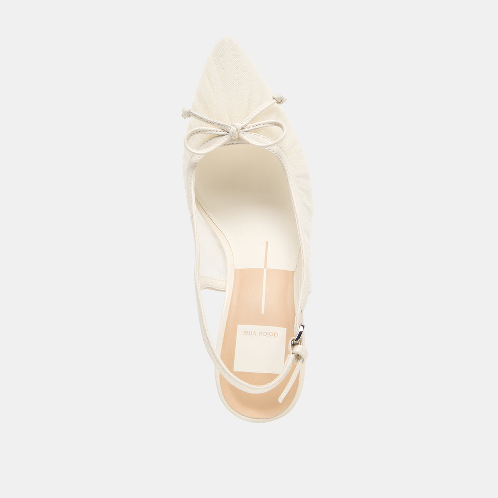 Yela White Tulle Heels | Dolce Vita Women