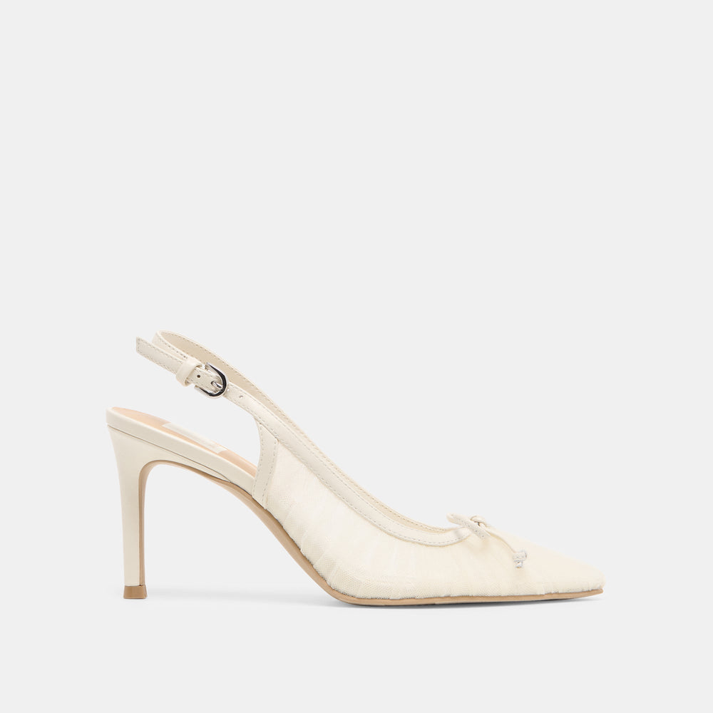 Yela White Tulle Heels | Dolce Vita Women