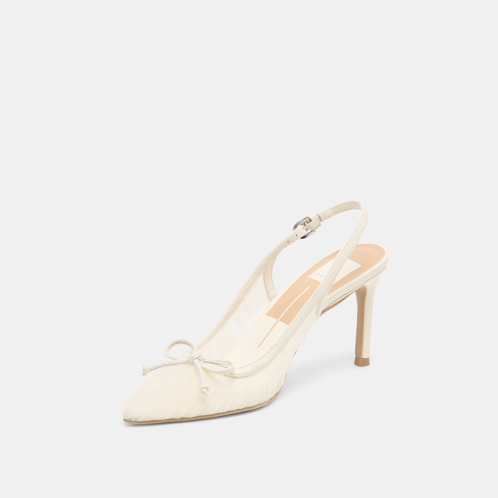 Yela White Tulle Heels | Dolce Vita Women