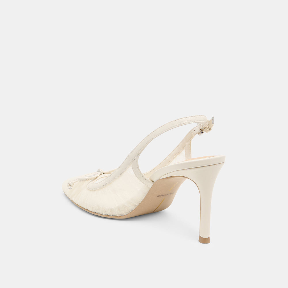 Yela White Tulle Heels | Dolce Vita Women