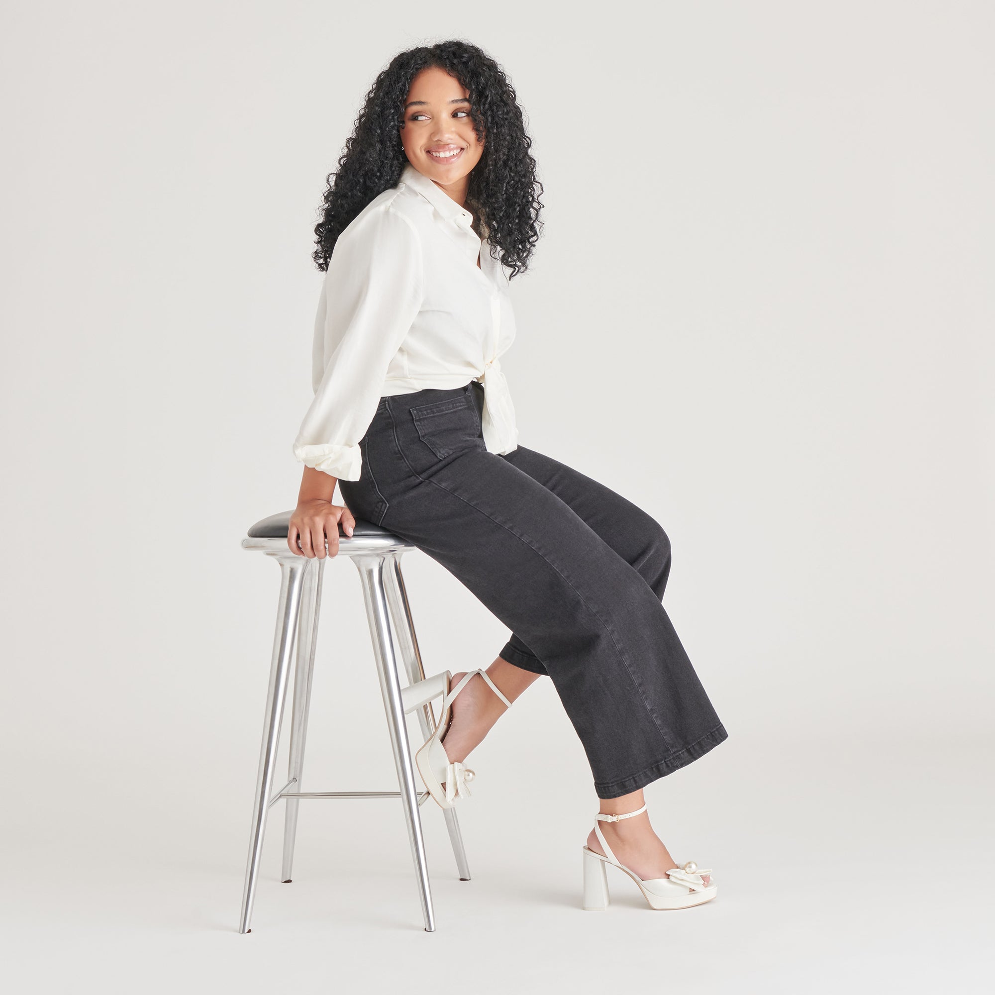 PATTON HEELS IVORY SATIN | Women Dolce Vita