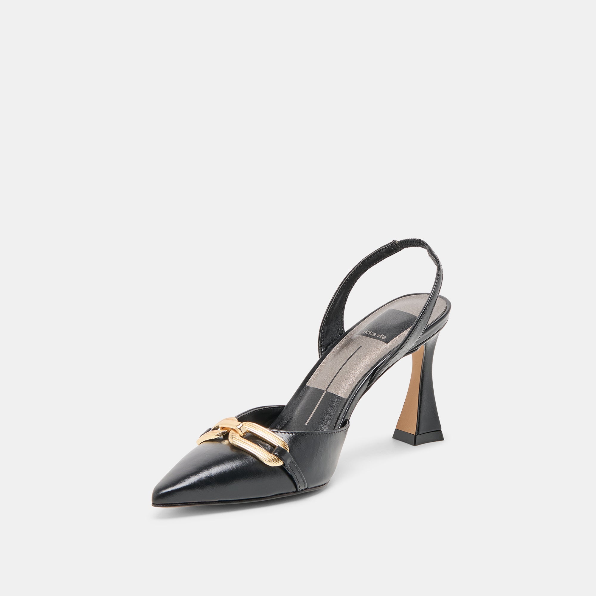 Malik Midnight Crinkle Patent Heels | Dolce Vita Women