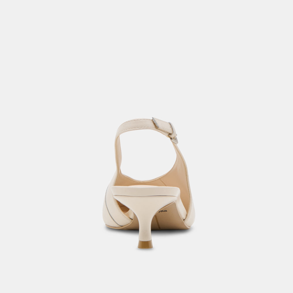 ALENNA HEELS BONE CRINKLE PATENT | Women Dolce Vita