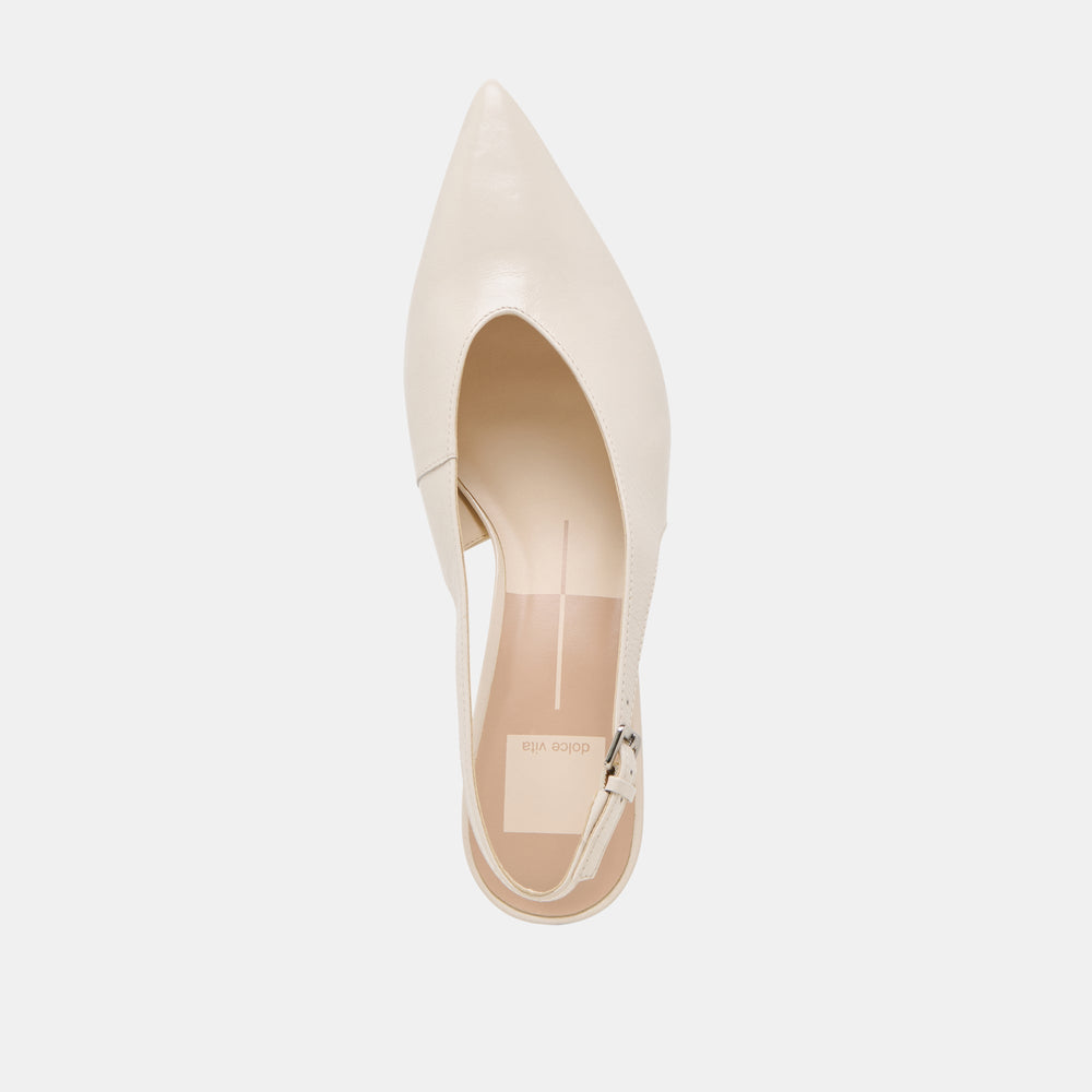 ALENNA HEELS BONE CRINKLE PATENT | Women Dolce Vita