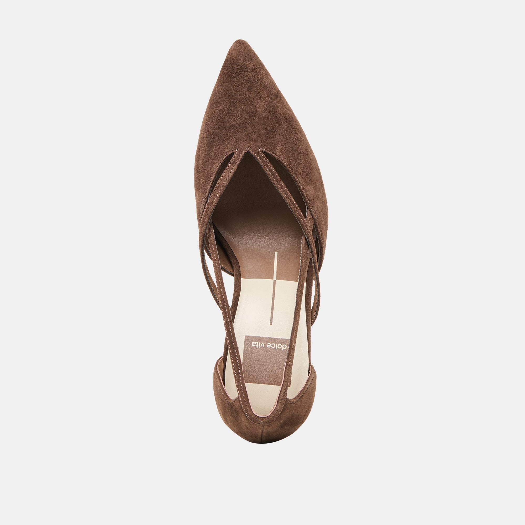 Kaine Dk Brown Suede Heels | Women Dolce Vita