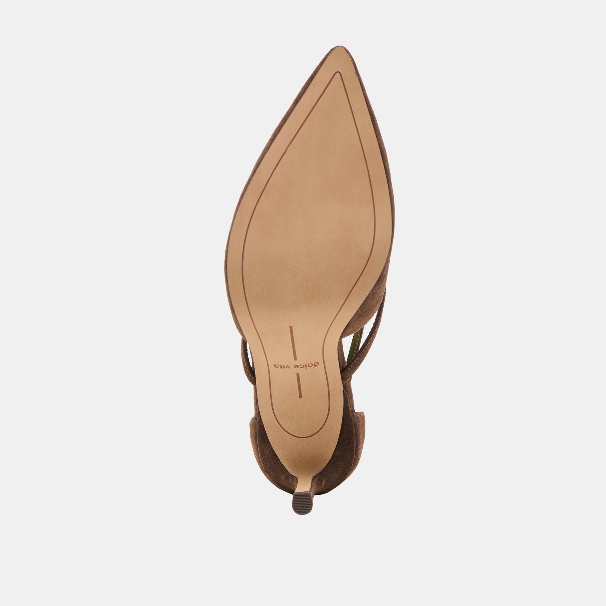 Kaine Dk Brown Suede Heels | Women Dolce Vita