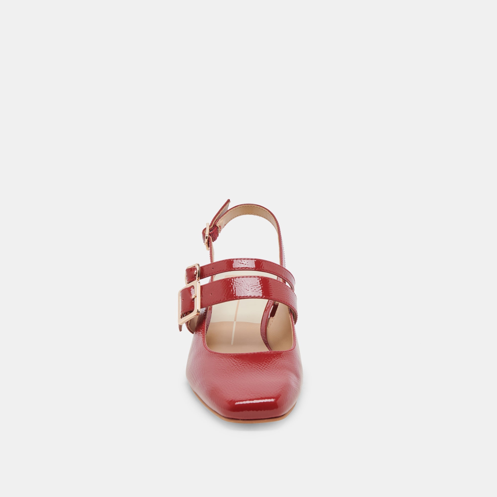 PATZY HEELS CRIMSON CRINKLE PATENT LEATHER | Dolce Vita Women