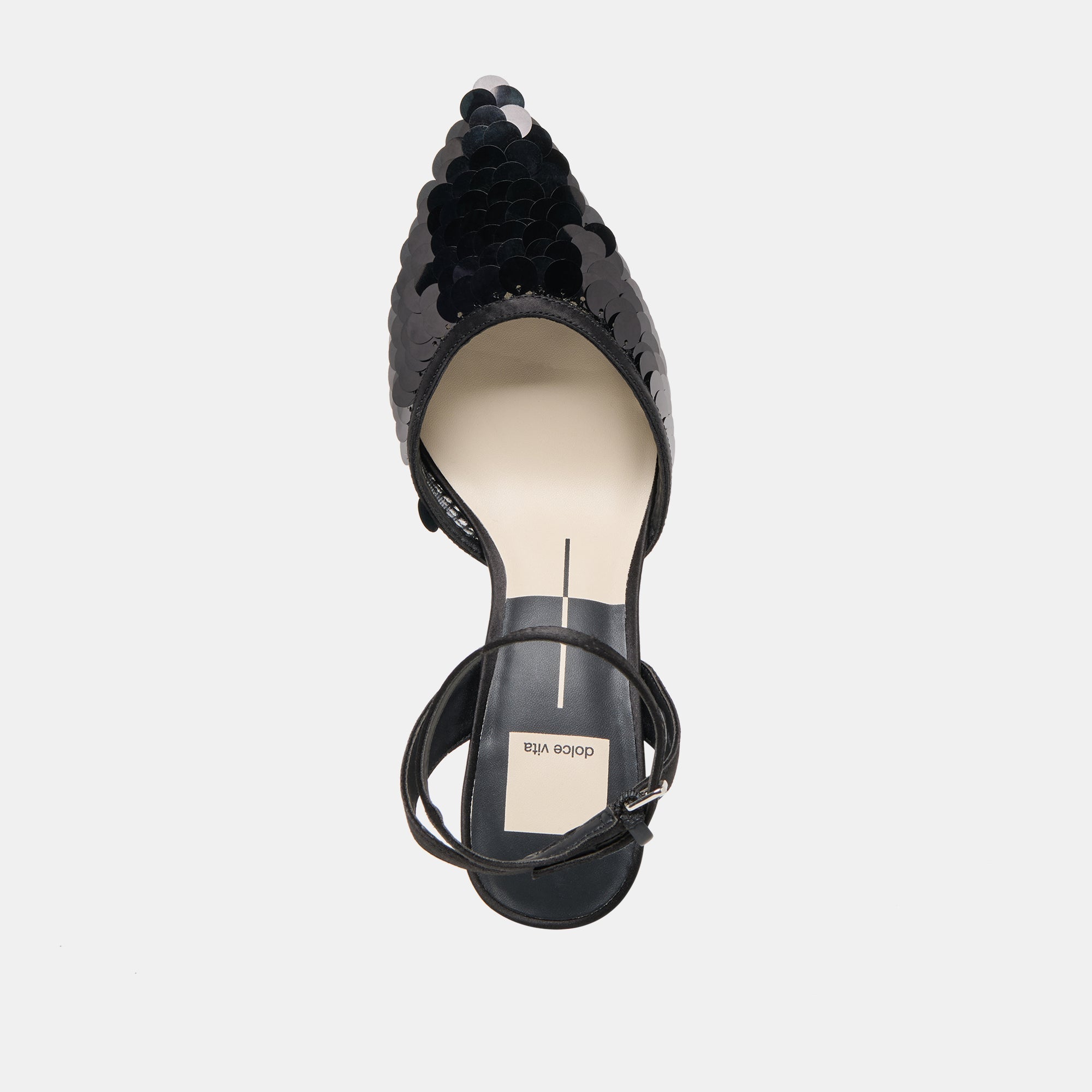 Elizza Confetti Onyx Woven Mesh Heels | Dolce Vita Women