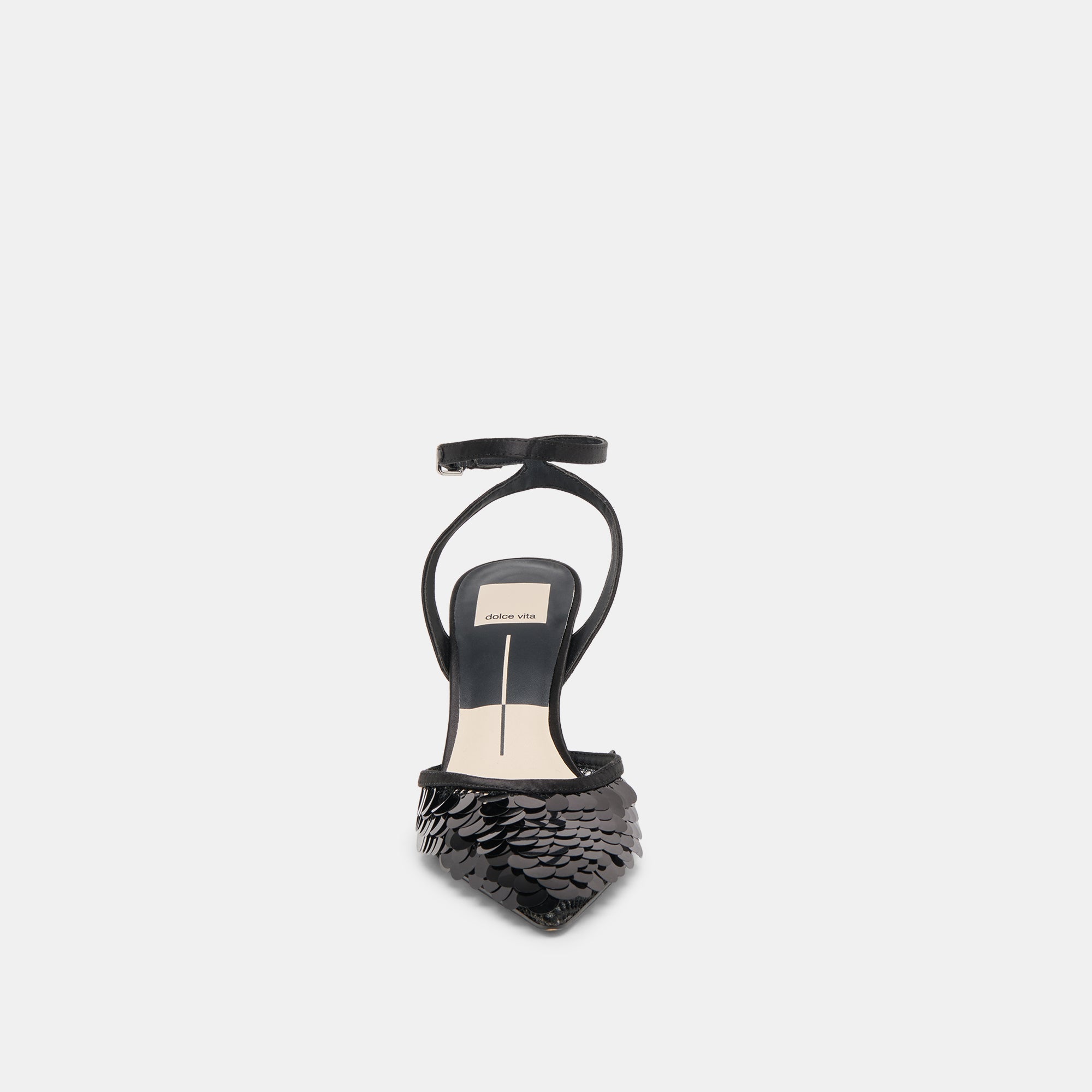 Elizza Confetti Onyx Woven Mesh Heels | Dolce Vita Women