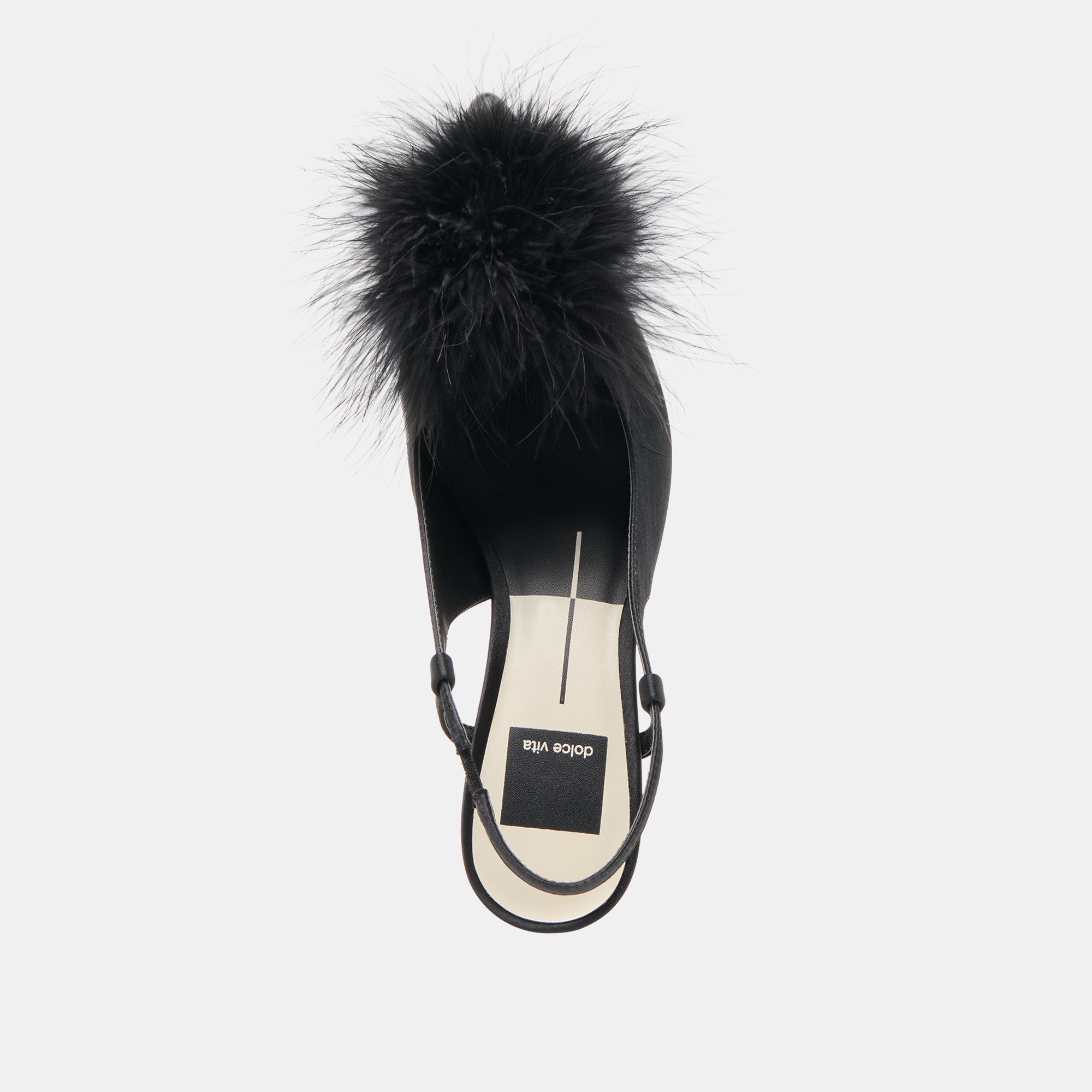 Kamy Onyx Satin Heels | Women Dolce Vita