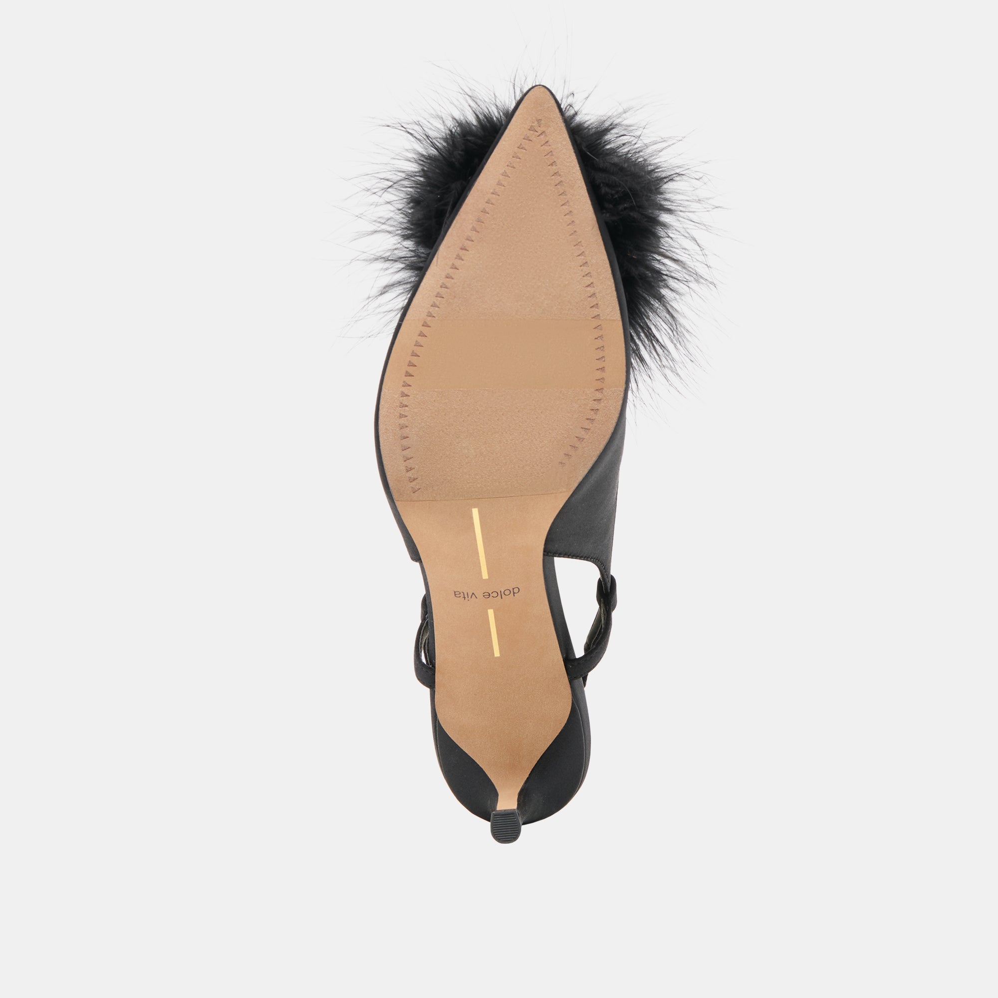 Kamy Onyx Satin Heels | Women Dolce Vita