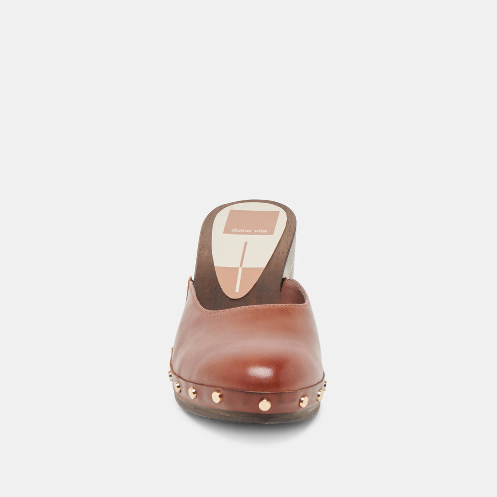 CAMYN HEELS BROWN LEATHER | Dolce Vita Women