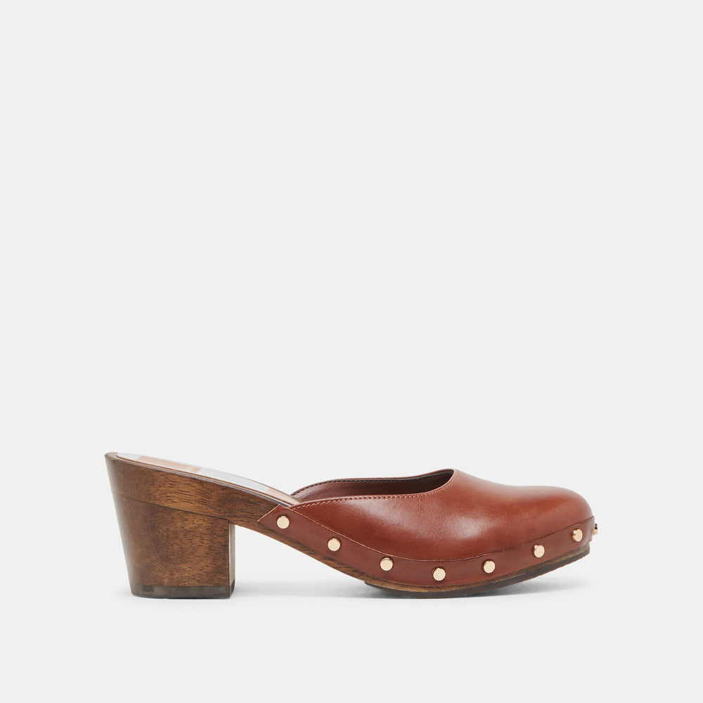 CAMYN HEELS BROWN LEATHER | Dolce Vita Women