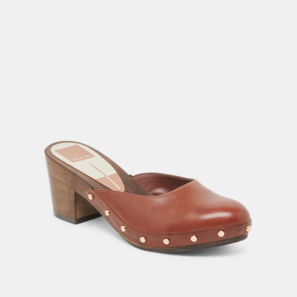 CAMYN HEELS BROWN LEATHER | Dolce Vita Women