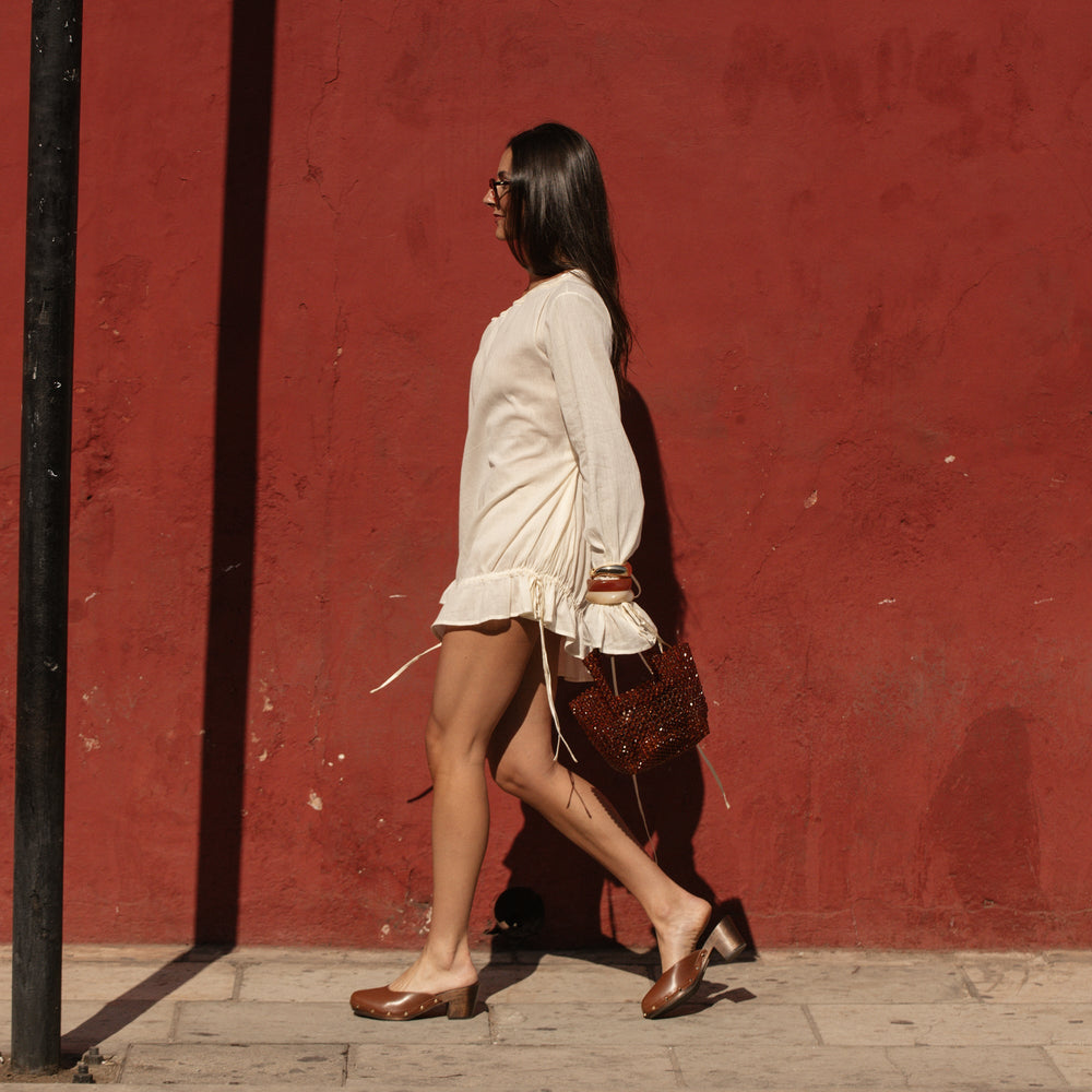 CAMYN HEELS BROWN LEATHER | Dolce Vita Women