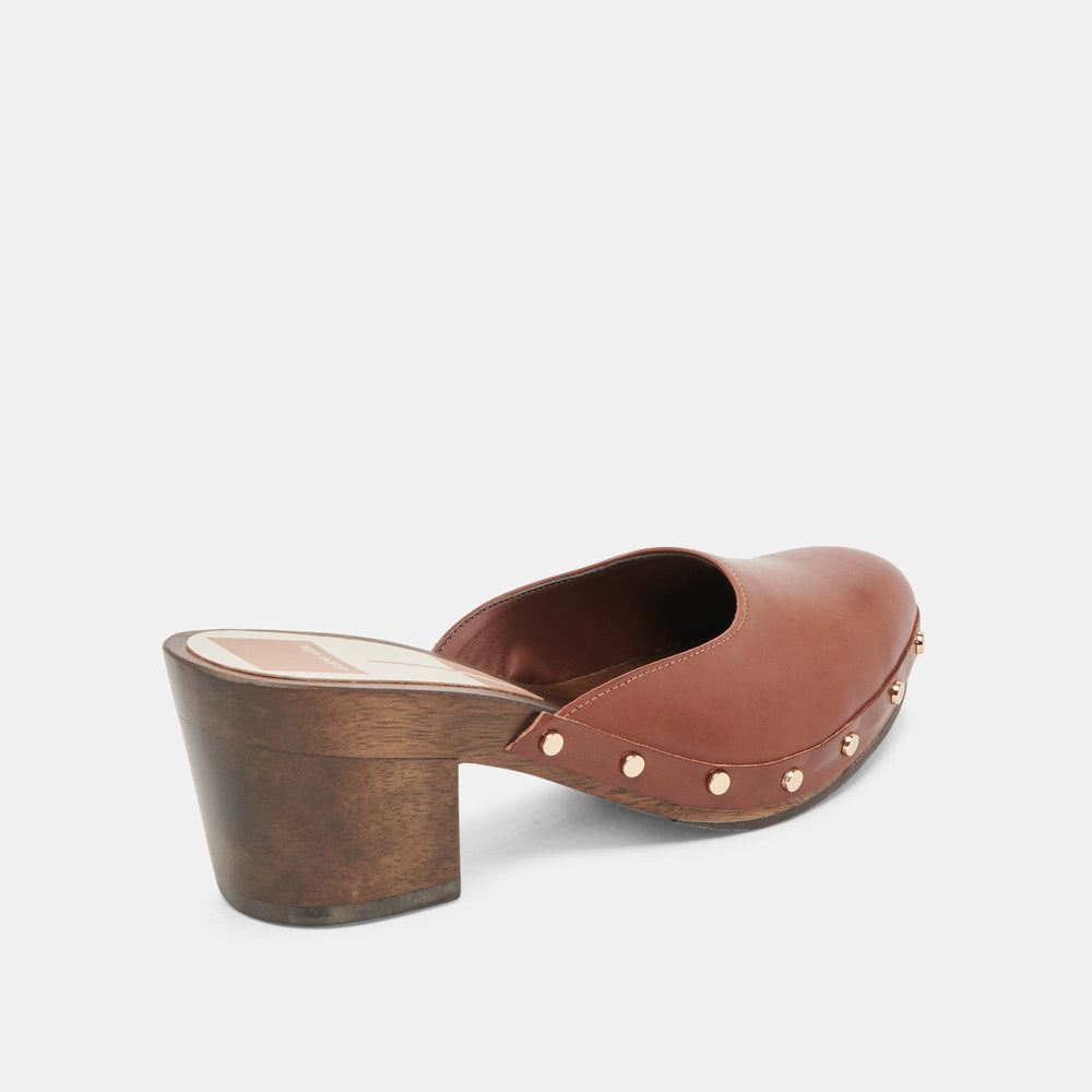 CAMYN HEELS BROWN LEATHER | Dolce Vita Women