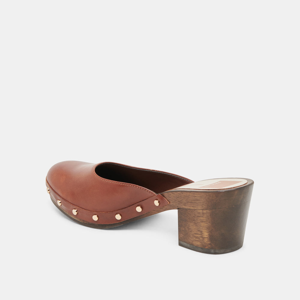 CAMYN HEELS BROWN LEATHER | Dolce Vita Women