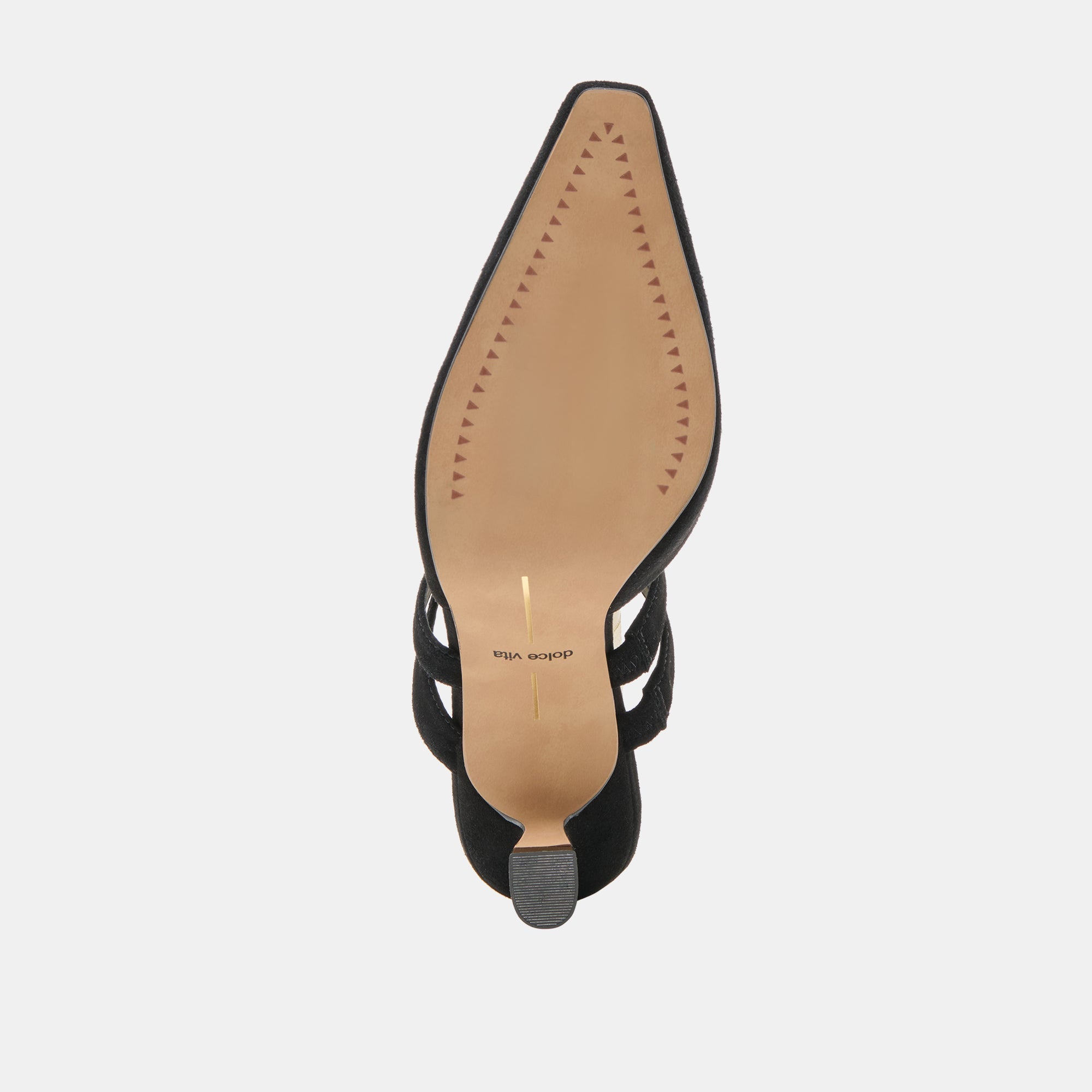 Linore Onyx Suede Heels | Women Dolce Vita
