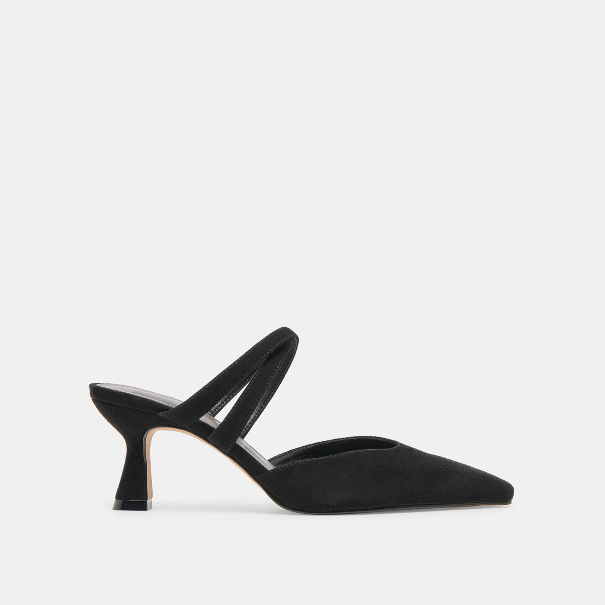 Linore Onyx Suede Heels | Women Dolce Vita