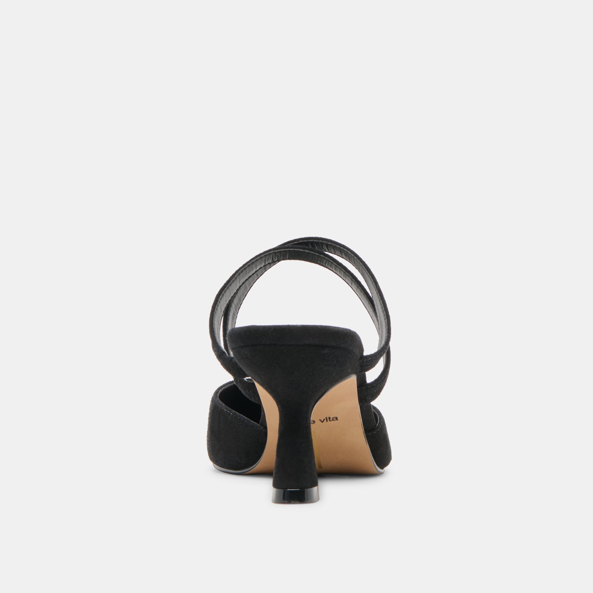 Linore Onyx Suede Heels | Women Dolce Vita