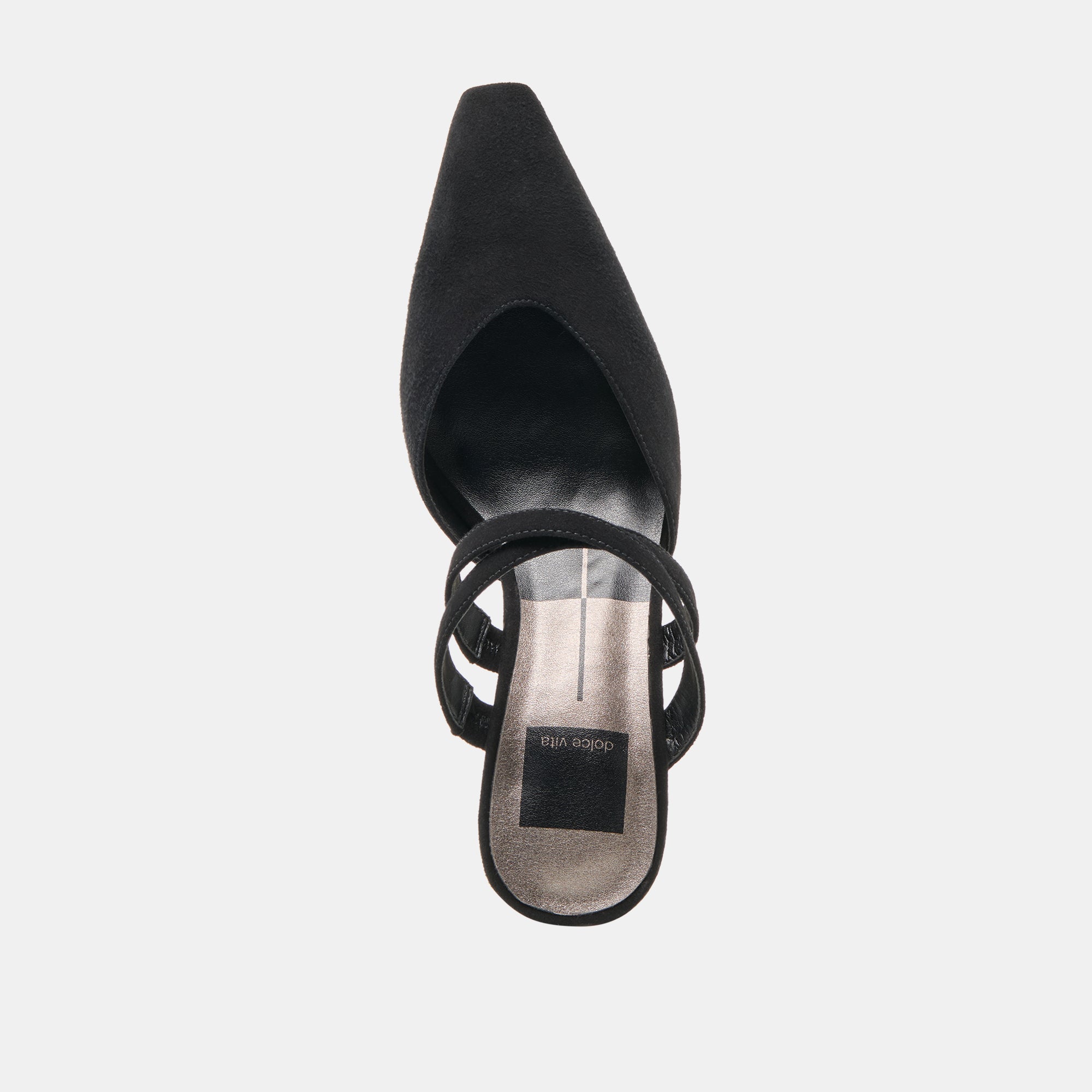 Linore Onyx Suede Heels | Women Dolce Vita