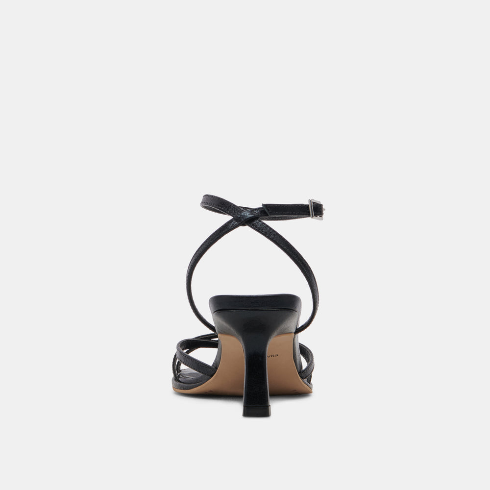 MANJI HEELS MIDNIGHT PATENT LEATHER | Women Dolce Vita