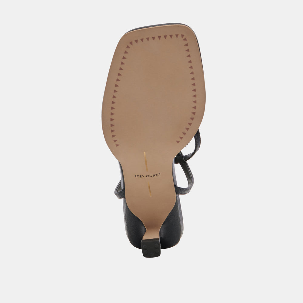 MANJI HEELS MIDNIGHT PATENT LEATHER | Women Dolce Vita