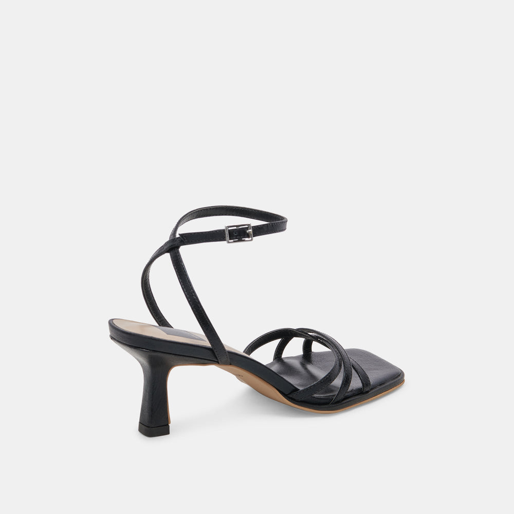 MANJI HEELS MIDNIGHT PATENT LEATHER | Women Dolce Vita