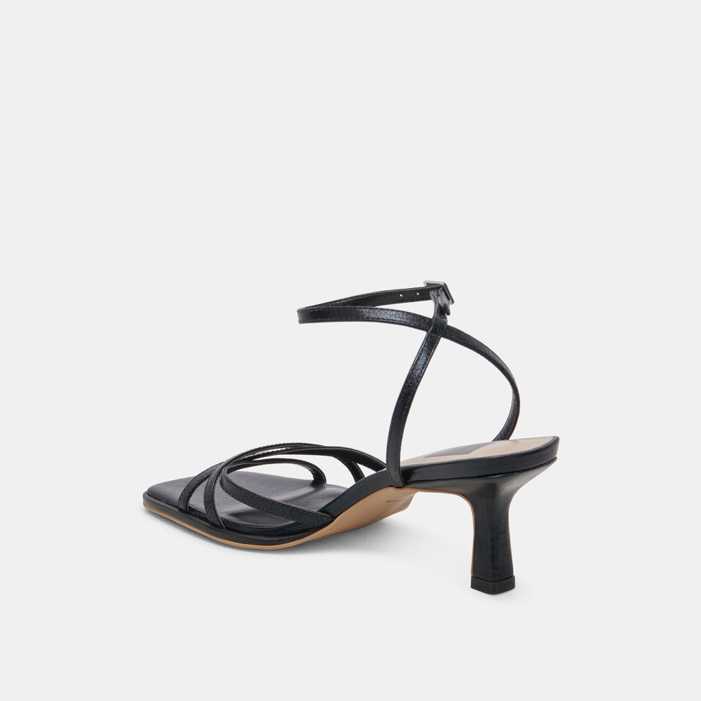 MANJI HEELS MIDNIGHT PATENT LEATHER | Women Dolce Vita