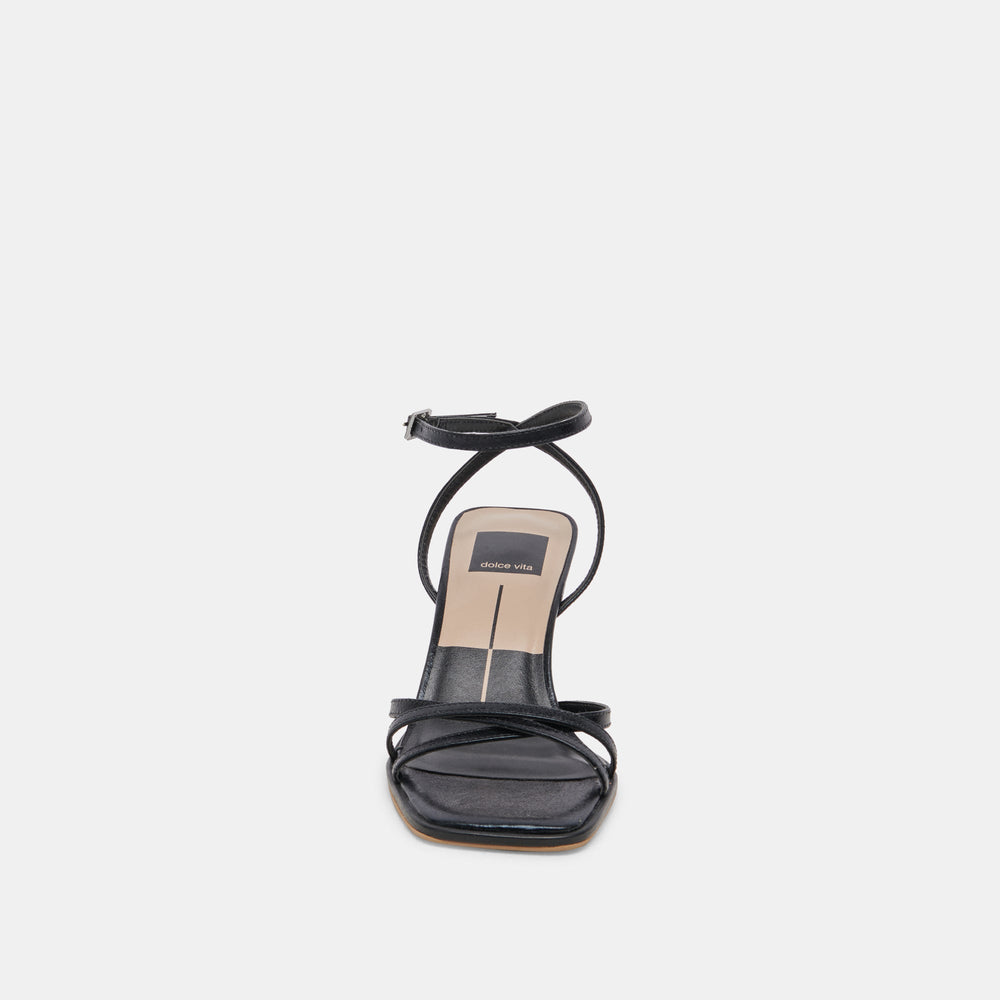 MANJI HEELS MIDNIGHT PATENT LEATHER | Women Dolce Vita