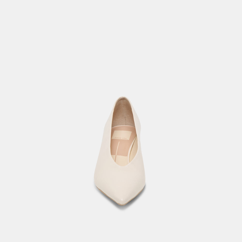 ALWYN HEELS BONE CRINKLE PATENT | Women Dolce Vita