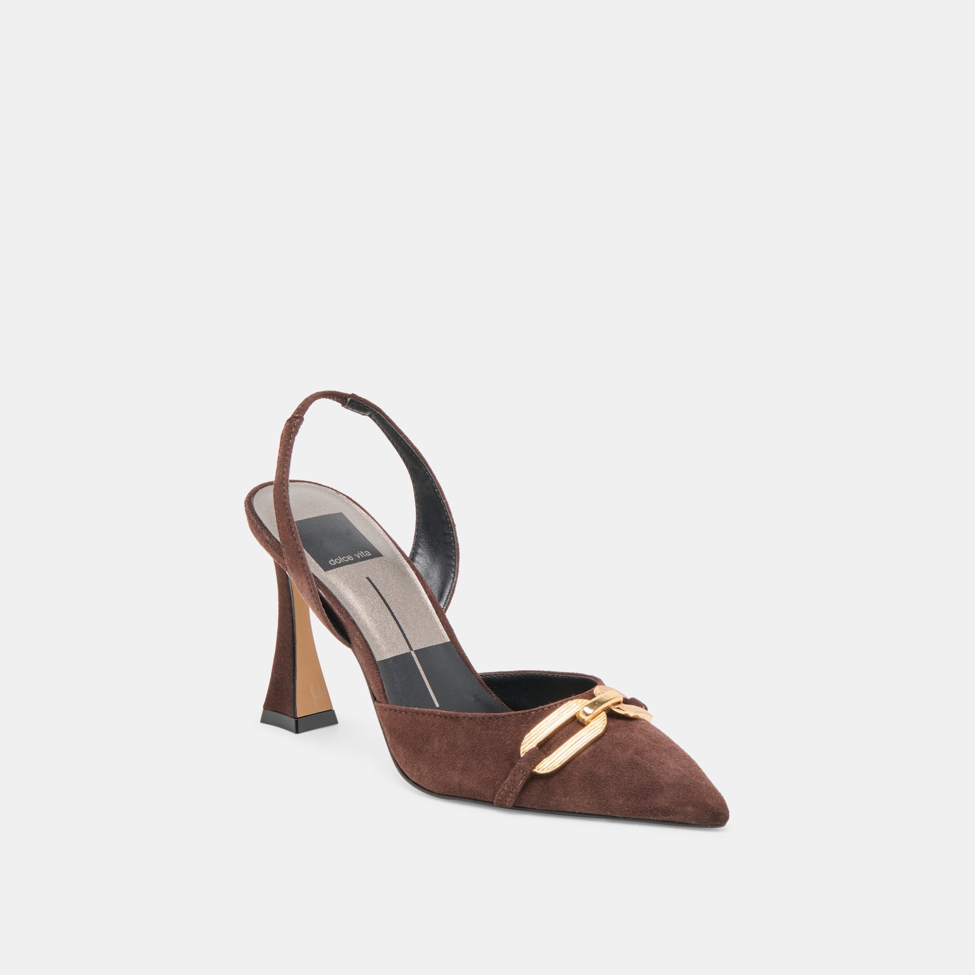 Malik Mahogany Nubuck Heels | Dolce Vita Women