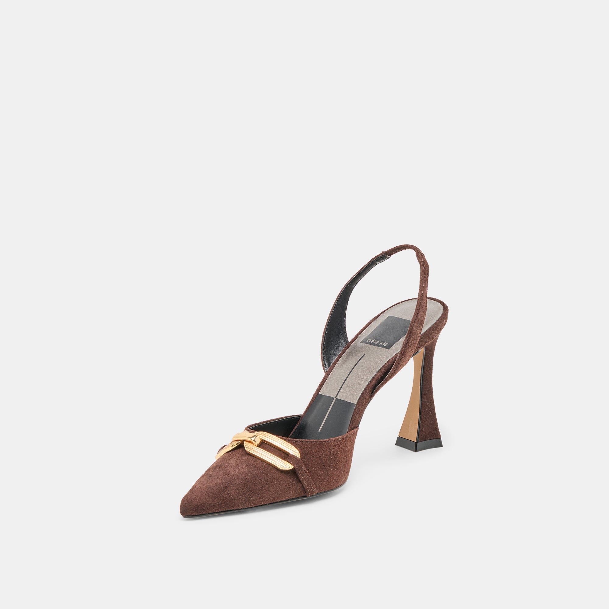 Malik Mahogany Nubuck Heels | Dolce Vita Women