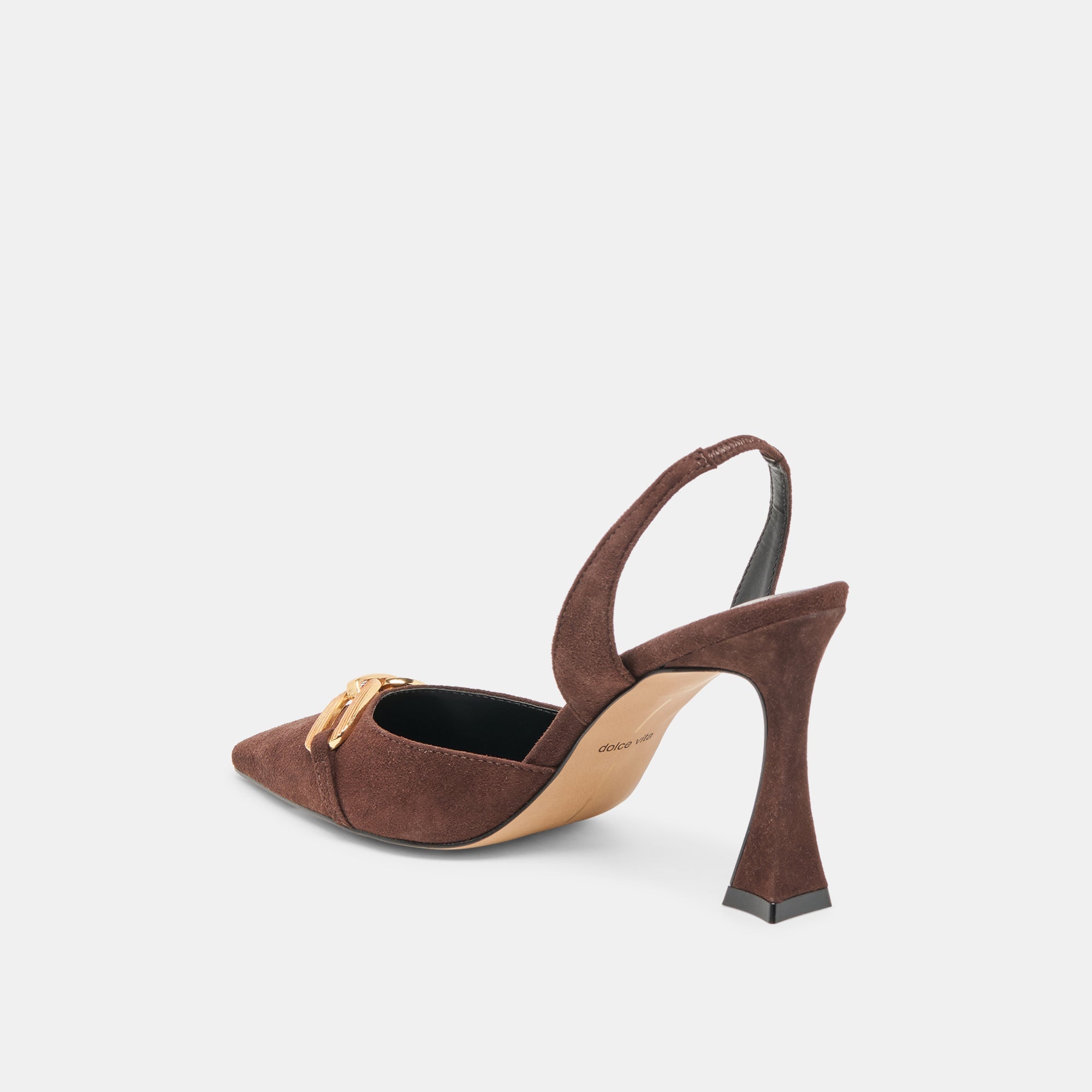Malik Mahogany Nubuck Heels | Dolce Vita Women