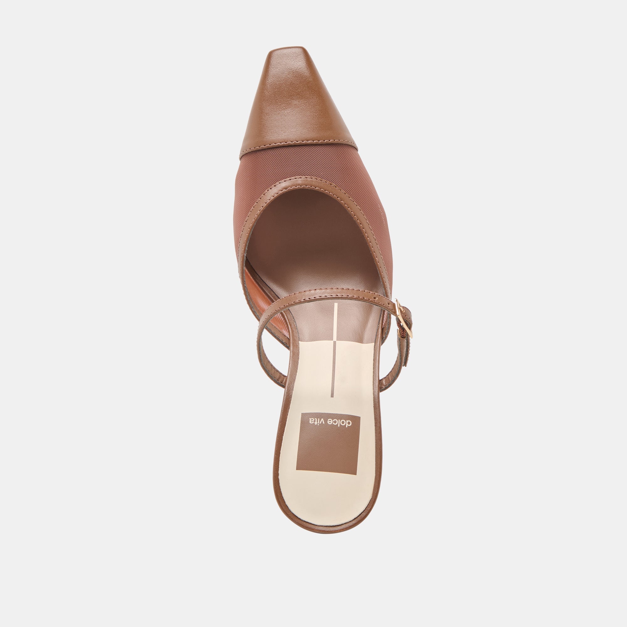 Loyd Espresso Mesh Heels | Women Dolce Vita