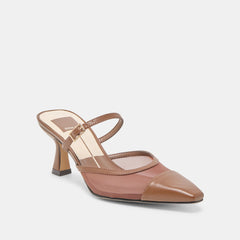 Loyd Espresso Mesh Heels | Women Dolce Vita
