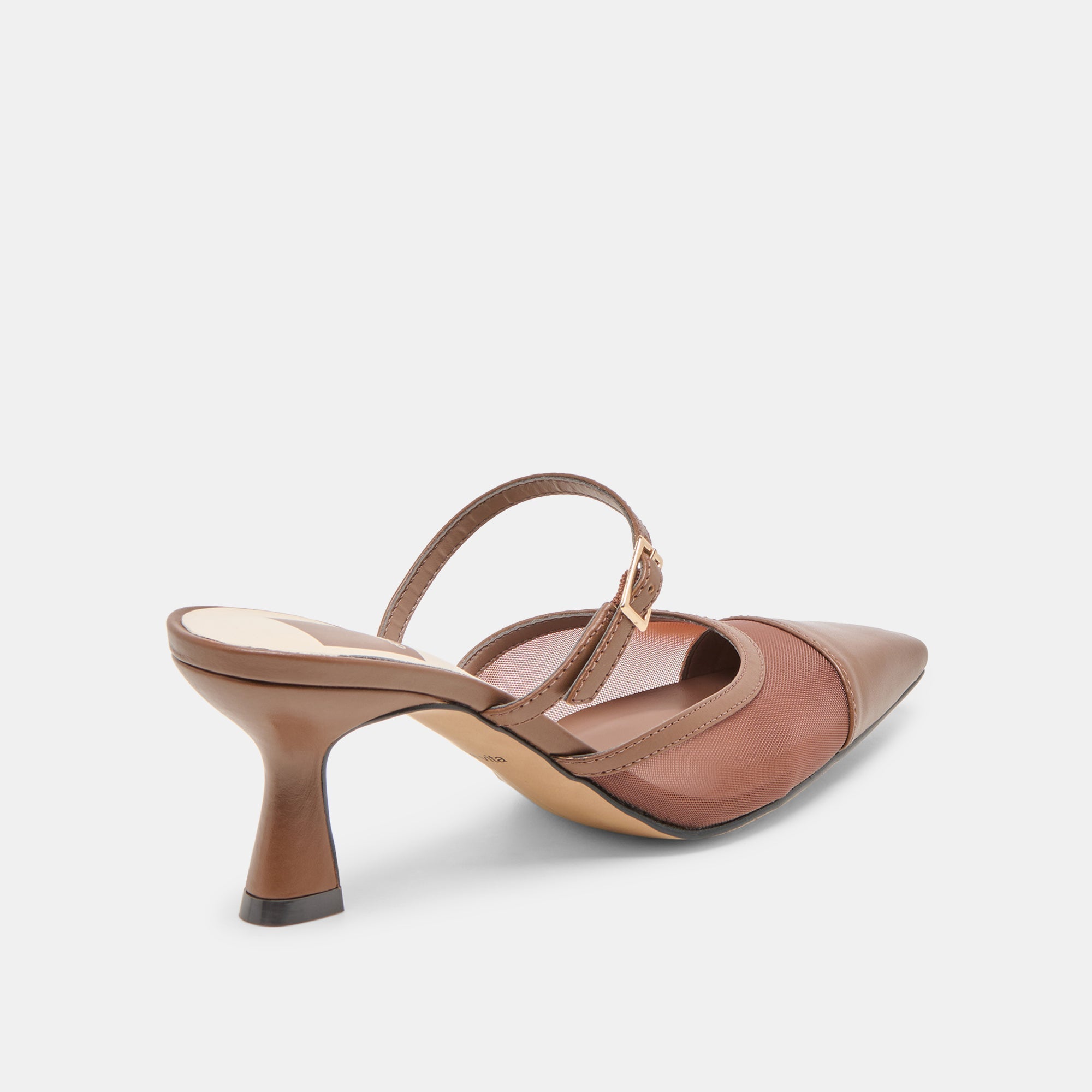 Loyd Espresso Mesh Heels | Women Dolce Vita