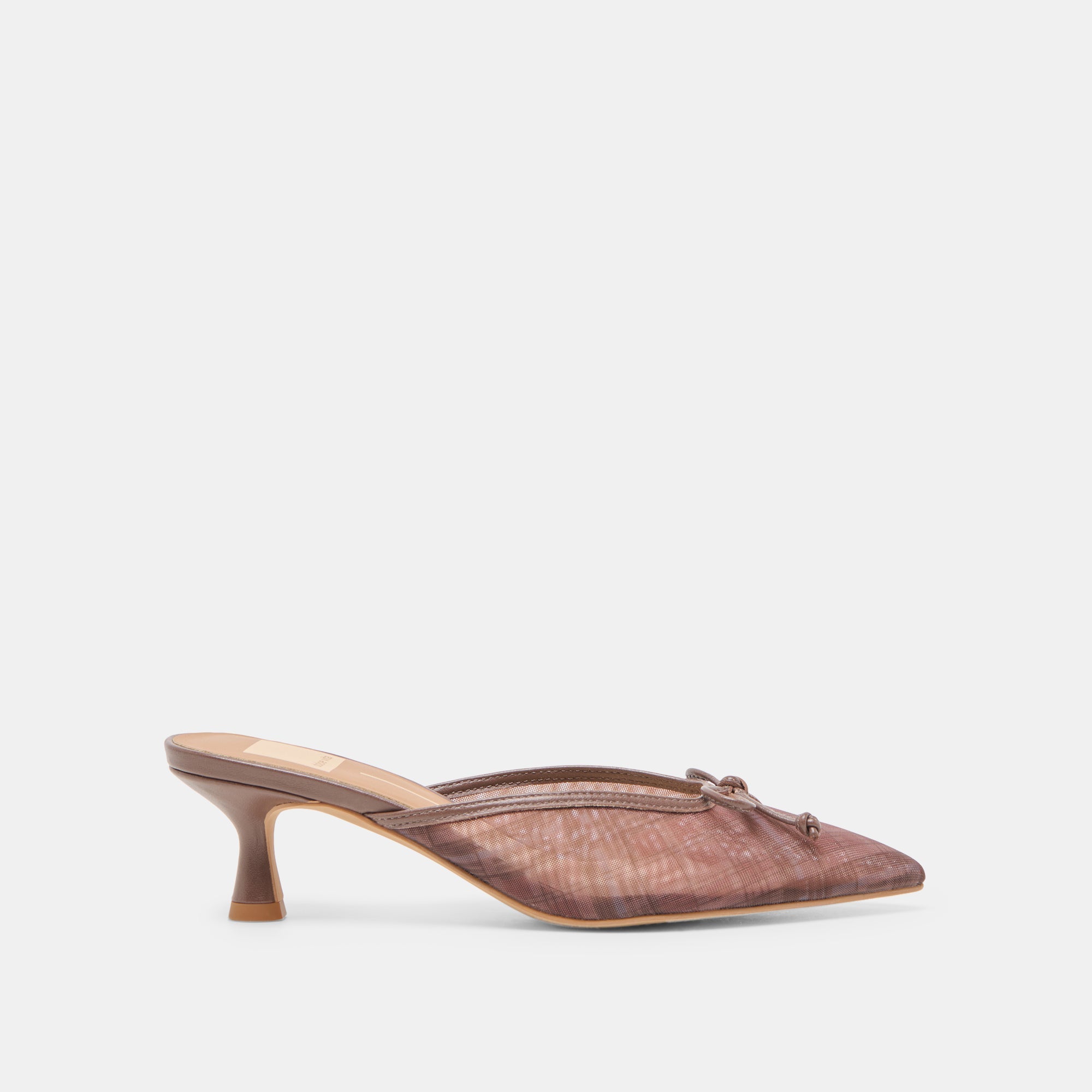 Cleo Cognac Plaid Mesh Heels | Dolce Vita Women