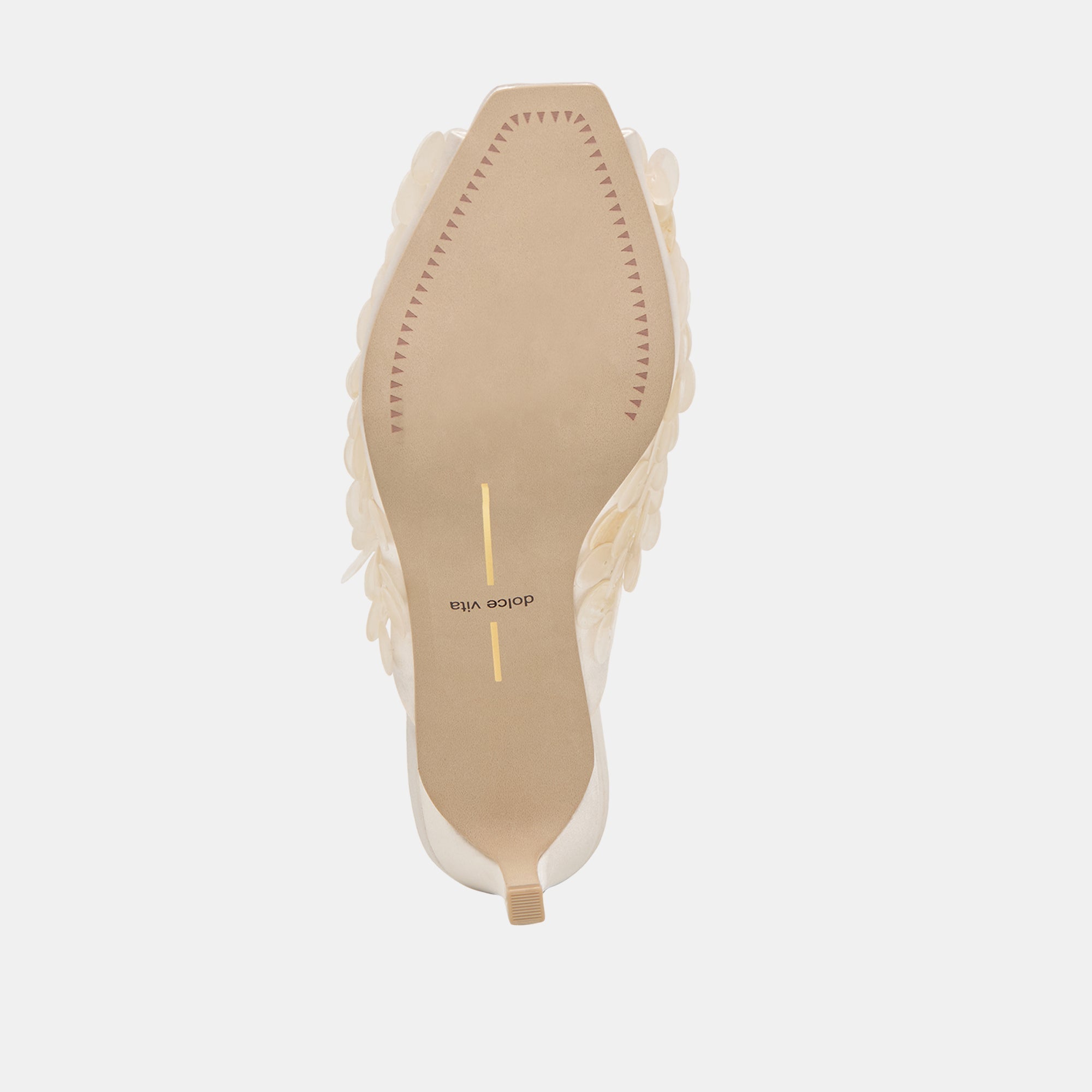 Samary Confetti Off White Satin Heels | Women Dolce Vita