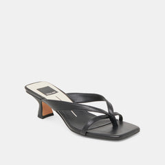 BREVEL HEELS ONYX LEATHER | Dolce Vita Women