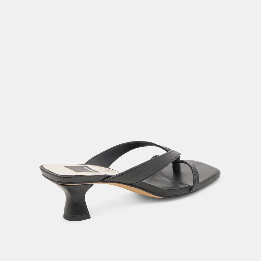 BREVEL HEELS ONYX LEATHER | Dolce Vita Women