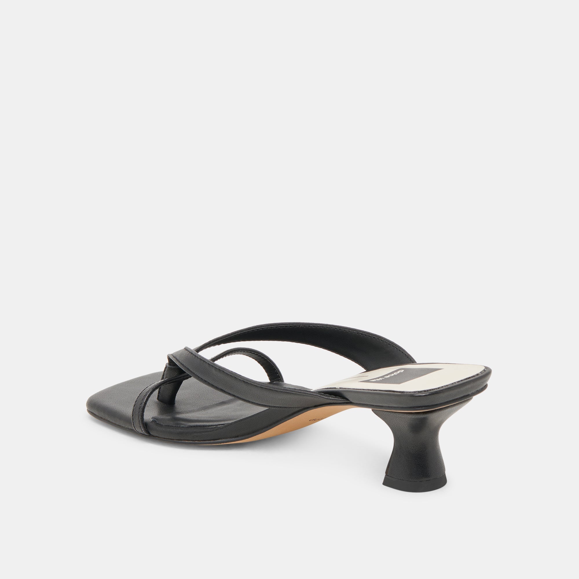 BREVEL HEELS ONYX LEATHER | Dolce Vita Women