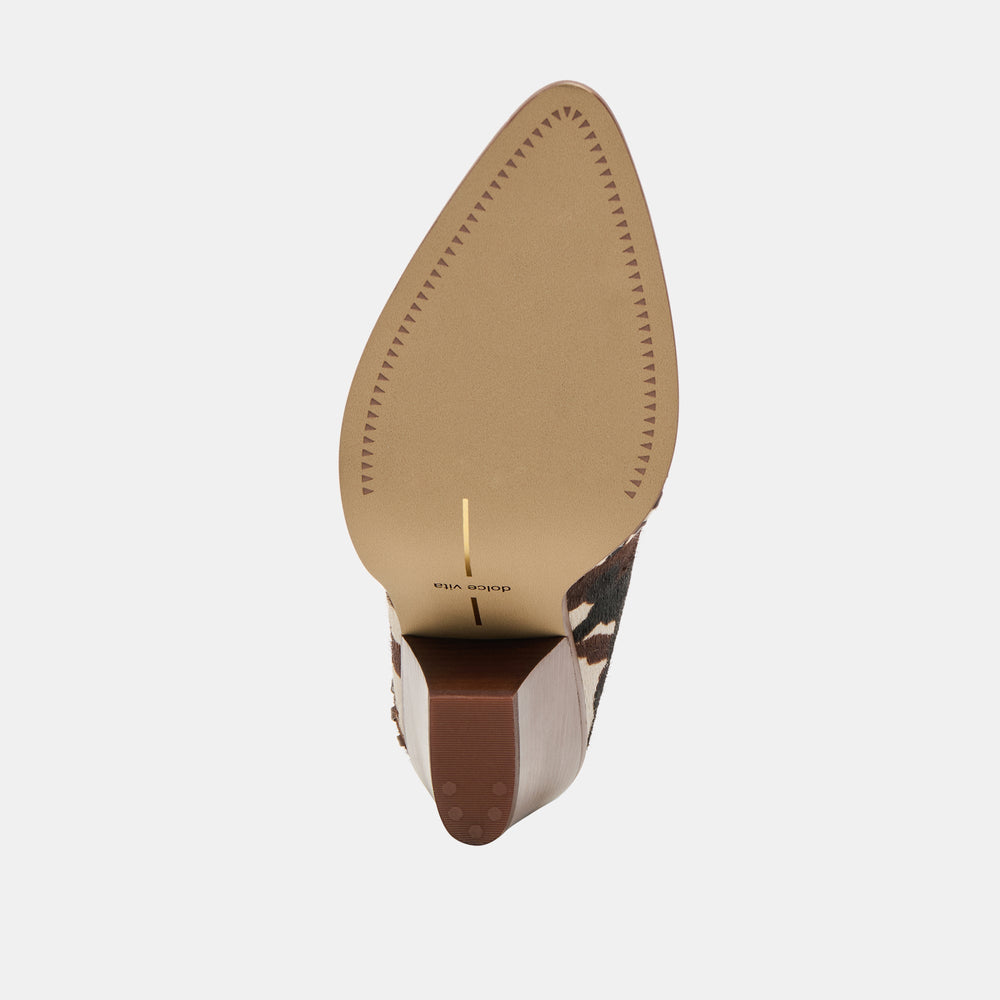 Jolyn Cocoa Taurus Calf Hair Heels | Women Dolce Vita