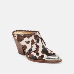 Jolyn Cocoa Taurus Calf Hair Heels | Women Dolce Vita