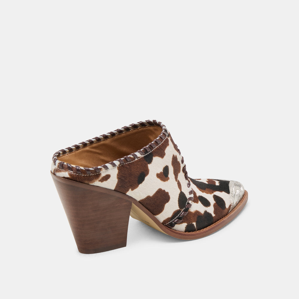 Jolyn Cocoa Taurus Calf Hair Heels | Women Dolce Vita