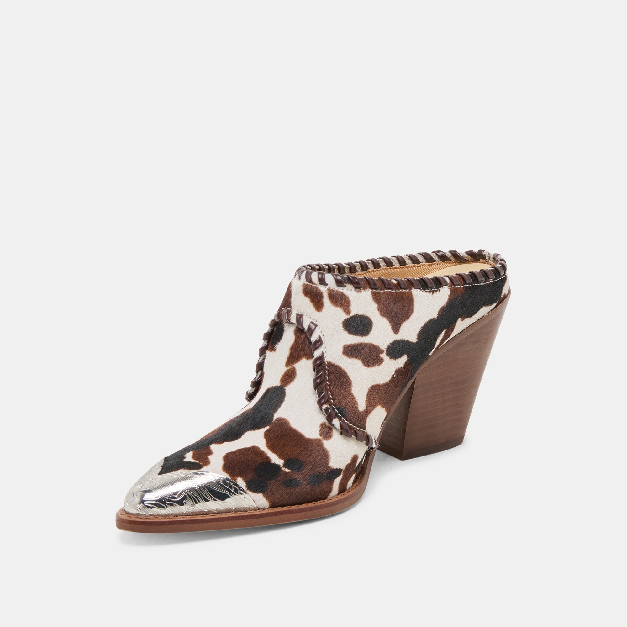 Jolyn Cocoa Taurus Calf Hair Heels | Women Dolce Vita