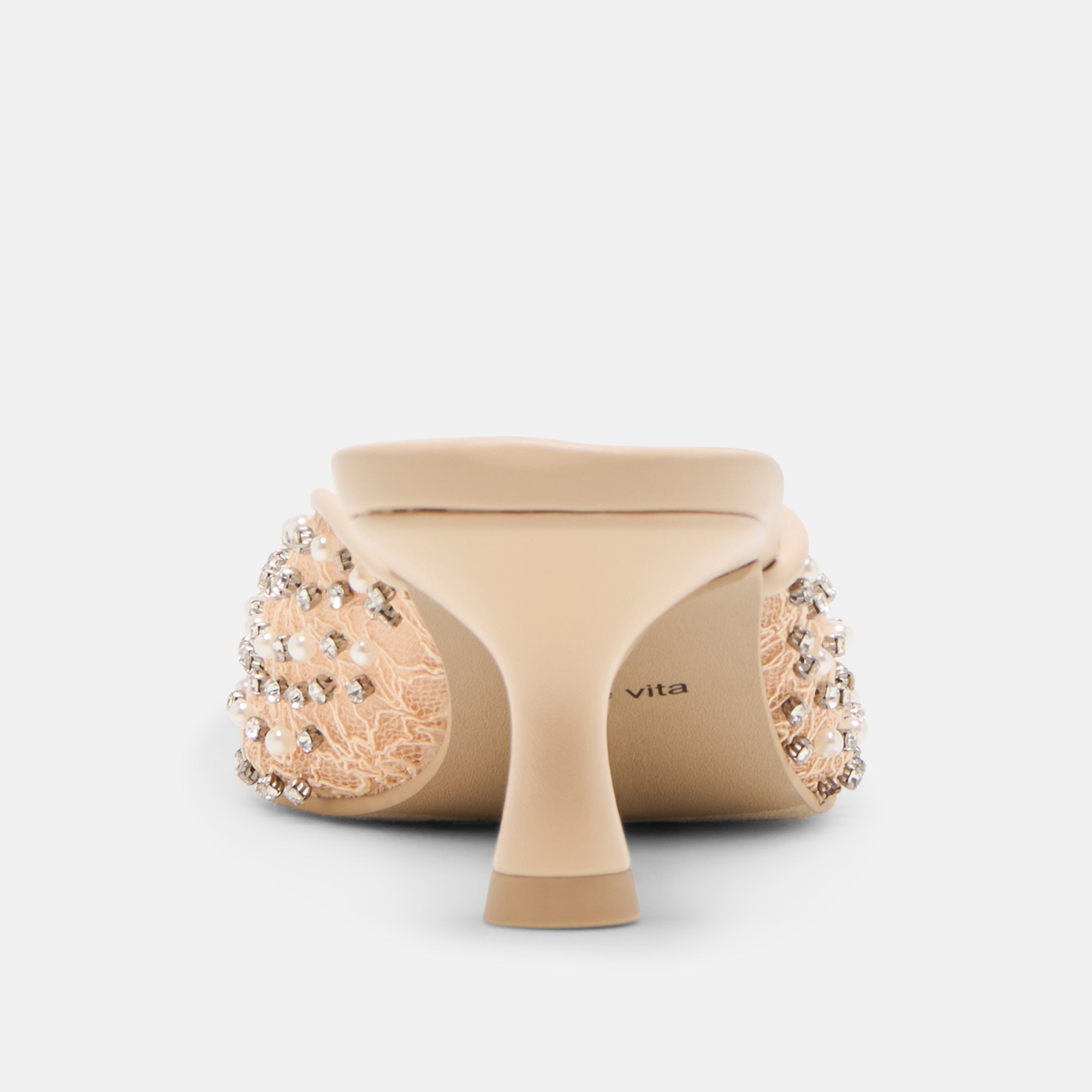 Cleo Pearl Blush Lace Mesh Heels | Dolce Vita Women