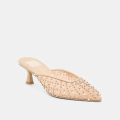 Cleo Pearl Blush Lace Mesh Heels | Dolce Vita Women