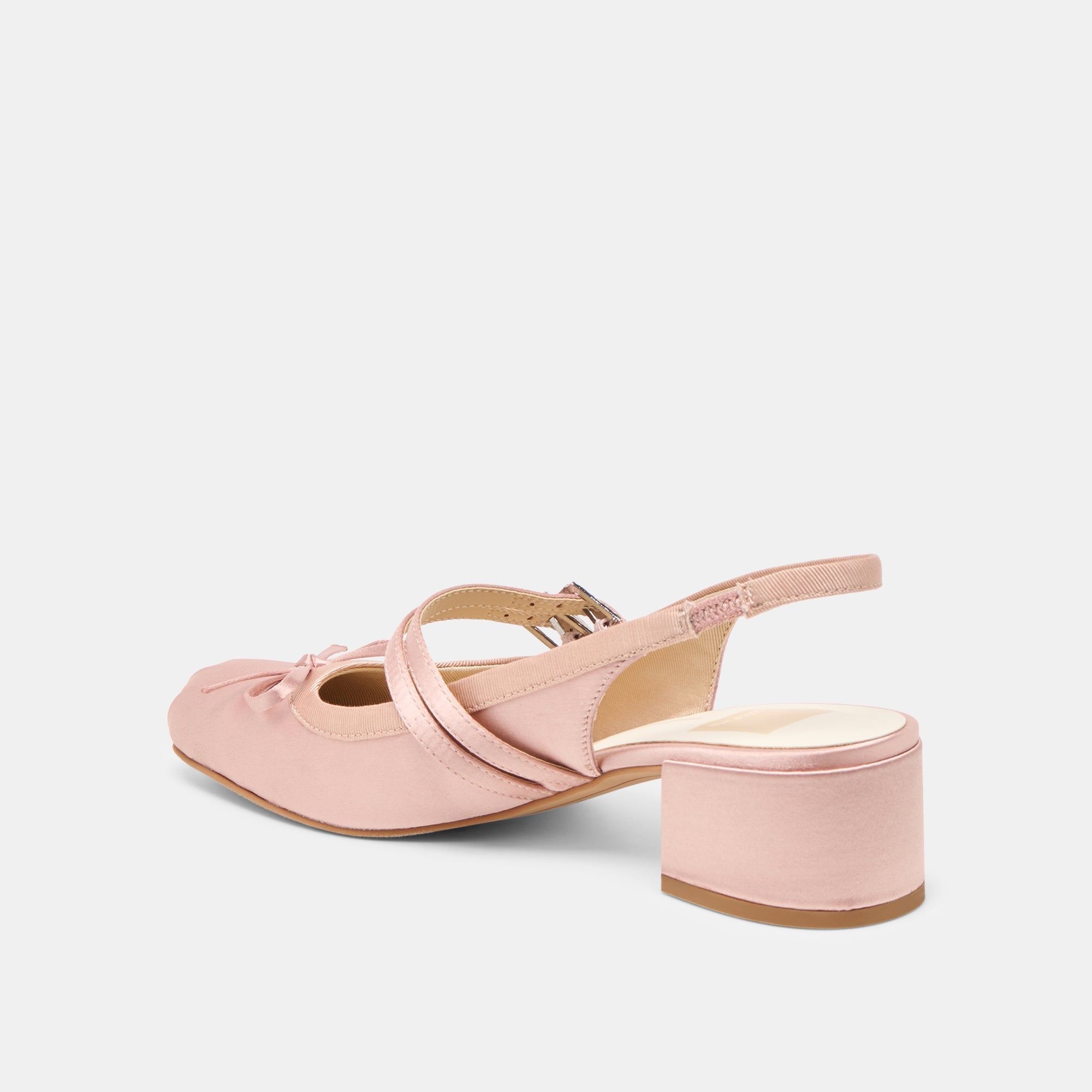 Loris Blush Satin Heels | Women Dolce Vita
